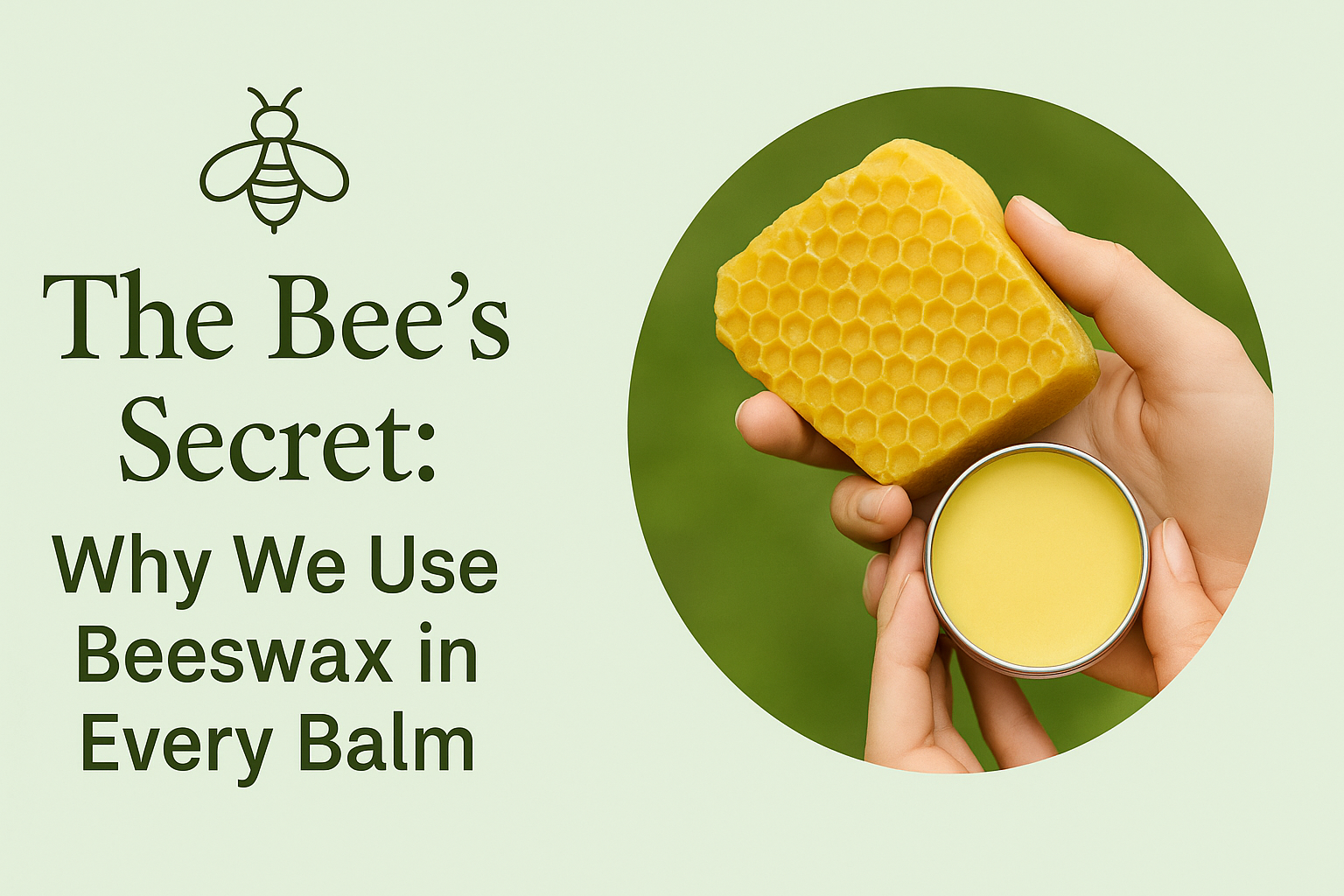 The Bee’s Secret: Why We Use Beeswax in Every Balm